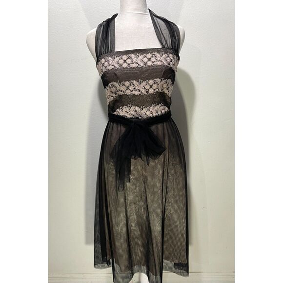 Laundry by shelli Segal dress Y2K whimsy goth emo fairy retro casual prom women2 - Picture 2 of 10